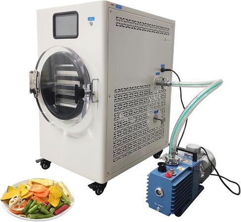 Scientific Freeze Drying Equipment - Fruit and Vegetable Vacuum Dryer With Four Trays - Laboratory Sublimation Dryer - 0.4 Dried Area in Saudi Arabia