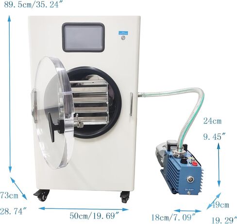 Scientific Freeze Drying Equipment - Fruit and Vegetable Vacuum Dryer With Four Trays - Laboratory Sublimation Dryer - 0.4 Dried Area in Saudi Arabia