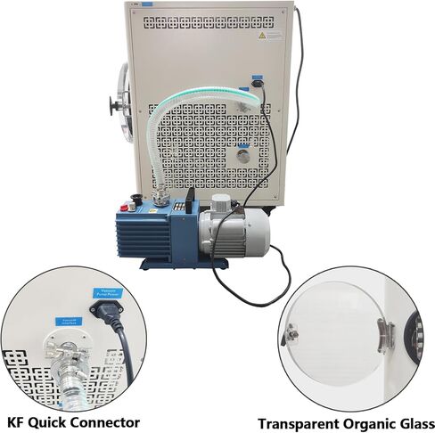 Scientific Freeze Drying Equipment - Fruit and Vegetable Vacuum Dryer With Four Trays - Laboratory Sublimation Dryer - 0.4 Dried Area in Saudi Arabia