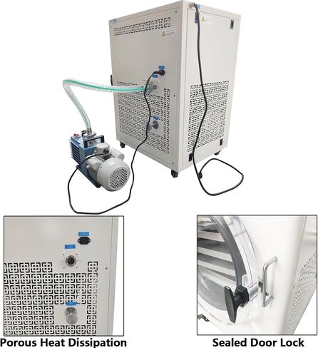 Scientific Freeze Drying Equipment - Fruit and Vegetable Vacuum Dryer With Four Trays - Laboratory Sublimation Dryer - 0.4 Dried Area in Saudi Arabia