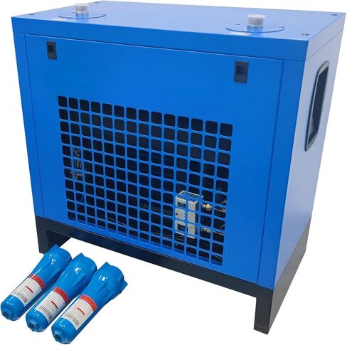 INTSUPERMAI 10GW Refrigerating Dryer Air Compressor Refrigerated Freeze Dryer Air Compressor Drying and Dewatering Equipment Refrigeration Dryer 110V 400W in Saudi Arabia