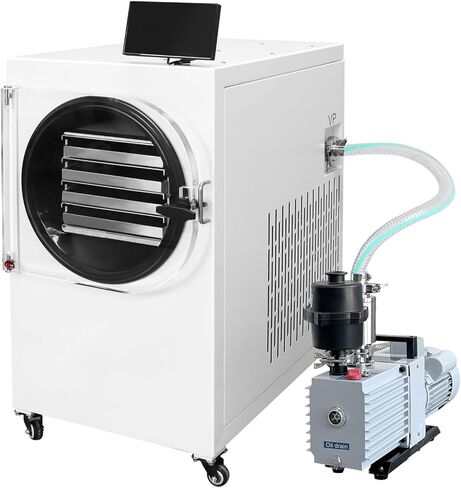 ZZKD -60℃ Vacuum Freeze Dryer for Home, Food Lyophilizer with Vacuum Pump, Food Grade Freeze-Dried For Fruits, Candy, Fish, Milk, Pet Foods, One Freeze-Drying Area Of 0.46㎡ in Saudi Arabia