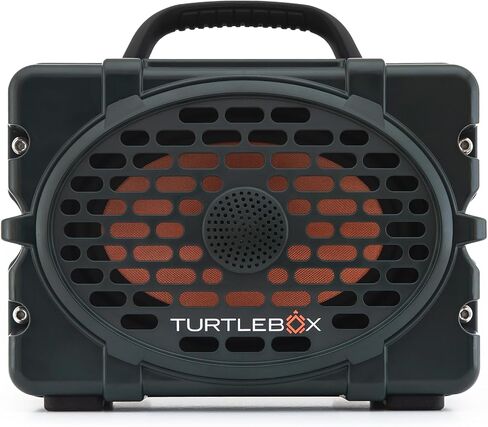 Turtlebox Original Gen 3: مكبر صوت بلوتوث في الهواء الطلق المحمول-Ultra-Sound (120dB) ، مقاوم للماء (IP67) ، بطارية وعرة مقاومة للأثر ، 3 أيام | وضع الحفلات: الاقتران غير المحدود لصوت ستيريو ، برتقالي in Kuwait