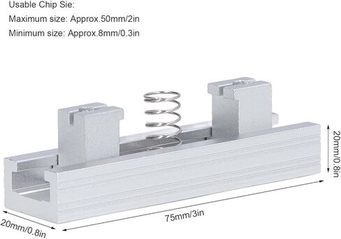 Kadimendium BGA Reballing Station Directly Heated Stencil Holder BGA Reballing Stencil Holder Chip Rework Station for Small Steel Mesh(silver) in Saudi Arabia