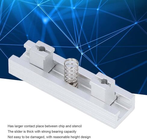 Kadimendium BGA Reballing Station Directly Heated Stencil Holder BGA Reballing Stencil Holder Chip Rework Station for Small Steel Mesh(silver) in Saudi Arabia