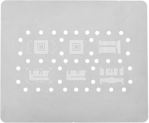 Mxzzand 6 in 1 Universal Net Stencils BGA Stencils For BGA153/162/169/186/221/254/EMMC Soldering Accessories in Kuwait