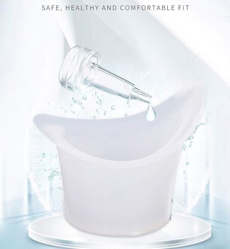 FOYARA Eye Bath Silicone Eye Wash Cup Set of 12 for Refresh and Clean Tired Eyes in Kuwait