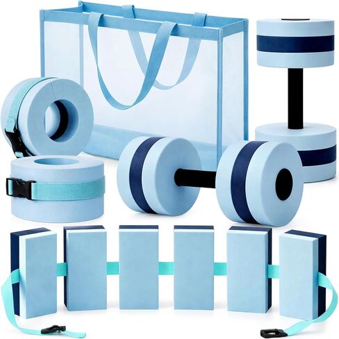 6 PCS تمرين مائي مجموعة الأيروبادات المائية مع مجموعة كبيرة من الأكياس الشاطئية. in Kuwait
