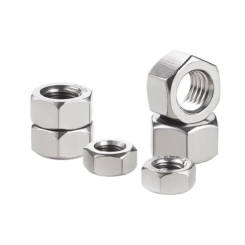 UNC 2#-56 3#-48 4#-40 5#-40 6#-32 8#-32 10#-24 12#-24 UNF 0#-80 10#-32 304 Stainless Steel Coarse Fine Thread Hex Hexagon Nut(10pcs UNF 0-80) in Kuwait