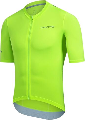Men's Cycling Jerseys Mountain Bike Jersey Short Sleeve Biking Shirts for Men with 3 Rear Pockets,Breathable in Saudi Arabia