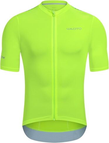 Men's Cycling Jerseys Mountain Bike Jersey Short Sleeve Biking Shirts for Men with 3 Rear Pockets,Breathable in Saudi Arabia