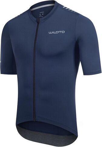 Men's Cycling Jerseys Mountain Bike Jersey Short Sleeve Biking Shirts for Men with 3 Rear Pockets,Breathable in Saudi Arabia
