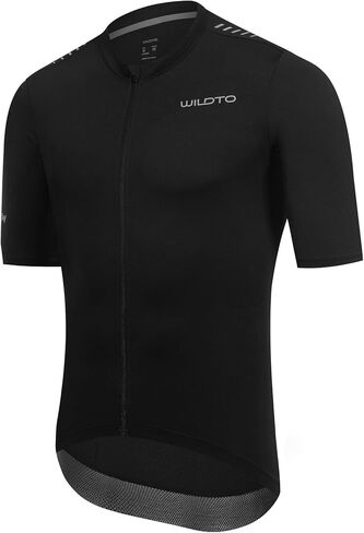 Men's Cycling Jerseys Mountain Bike Jersey Short Sleeve Biking Shirts for Men with 3 Rear Pockets,Breathable in Saudi Arabia