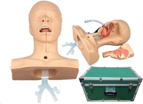Teaching Model Tools,Sputum Suction Exercise Medical Model Multifunctional Endotracheal Intubation Training Model Airway Opening Practice Suction Training Simulator Nurse Training in Saudi Arabia