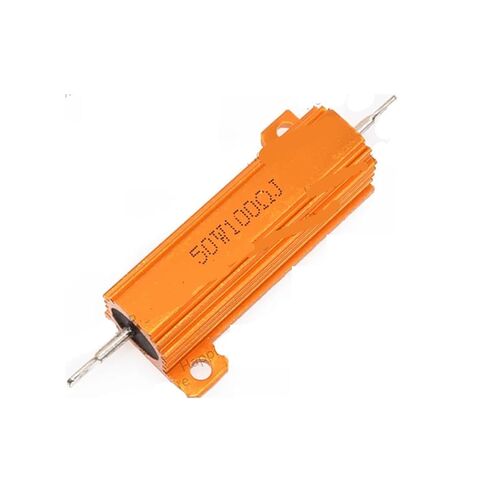 50W Aluminum Shell Resistor 0.01~100K Metal Aluminum Shell high Power 0.05 0.1 0.5 1 2 6 8 10 20 200 500 1K 10K ohm(50W-8R) in Saudi Arabia