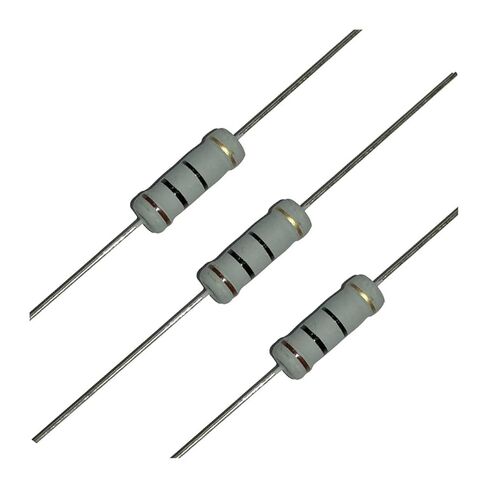 10 5 واط 5% مقاومات فيلم الكربون 1R2 12R 120R 1K2 12K 120K 1.2 12 120 RK أوم 1R-1M(CF 5W 8K2 10 قطعة) in Kuwait