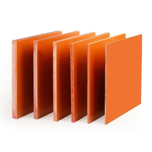 Lightweight Rigid Plastic Foam Sheet,1pcs Orange Red Electrical Bakelite, 2mm 3mm 5mm 10mm Thick Phenolic Resin Sheets, High-Temperature Insulation Plate(300mmx300mmx2mm) in Kuwait