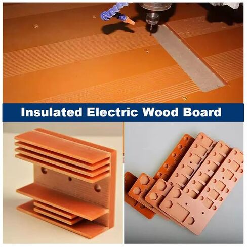 Lightweight Rigid Plastic Foam Sheet,2pcs Orange Red Electrical Bakelite Board，Thickness 1mm 100mm×100 Mm Insulated Plate Insulation Phenolic Resin Sheets in Saudi Arabia