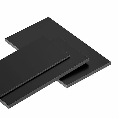 Lightweight Rigid Plastic Foam Sheet,Black Electrical Bakelite Board, Thickness 3mm -20mm Insulated Plate, Temperature Resistant Phenolic Resin(100x100x25mm 1Pcs) in Saudi Arabia