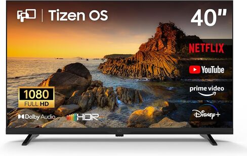 FPD 40-inch Smart TV, 1080p Google TV with Google Play Built-in Google Cast, HDR 10, Dolby Audio, Voice Remote, Full HD Flat Screen Television (Palette-Series, CG40-P3, 2024) in Kuwait