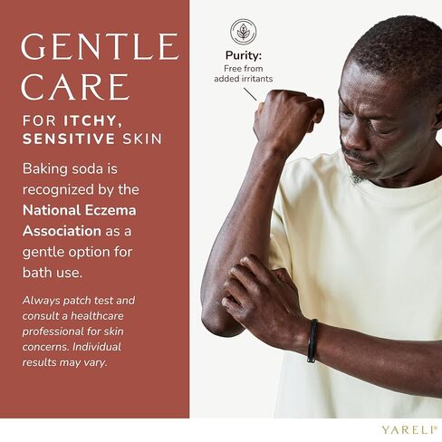 Yareli Baking Soda Bath, 10lb Naturally Mined USP Grade, for Muscle Recovery, Relief of Dry Skin and DIY Bath Bombs in Kuwait