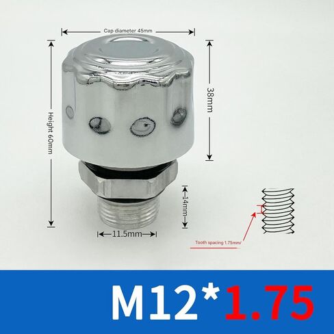 المخفض غطاء الاستراحة C-نوع تنفيس فلتر الهواء غطاء خزان الزيت الهيدروليكي علبة التروس صمام العادم M12X1.75 in Kuwait