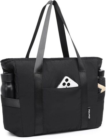 MOYAQI Gym Bag for Women with Zipper, Nurse Work Tote with Compartments, Womens Beach Yoga Bag for Sport, Travel in Saudi Arabia
