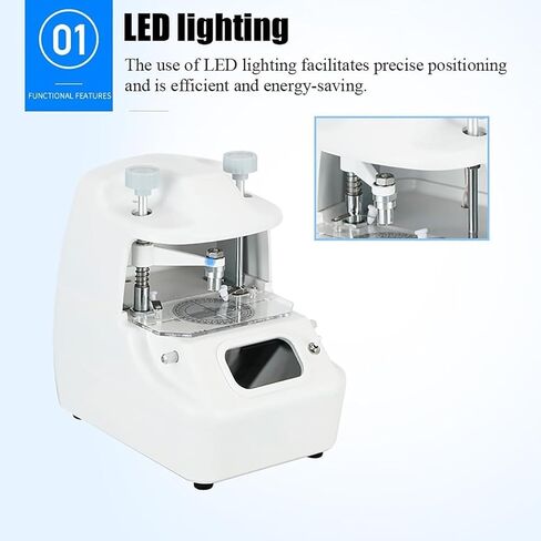 آلة توسيط LED لقياس البصر مع ضوء، مانع تخطيط العدسة البصرية، نوعان من رؤوس كأس الشفط، بدون شاشة اختلاف المنظر وتحديد الموقع بدقة، للمتاجر الكبرى in Kuwait