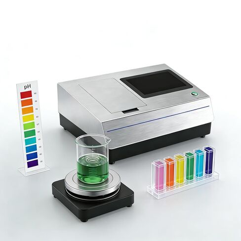 Liquid Spectrophotometer Benchtop Colorimeter with 360-780nm Wavelength Repeatability 0.015 ΔE USB Data Port DIN5033 Compliance for Transmittance Testing in Plastics & Display Production in Saudi Arabia