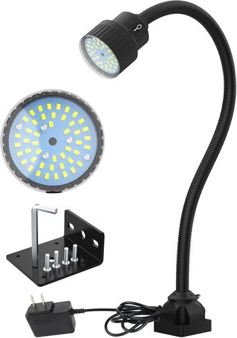 Youtemei Lathe Led Work Light مقاوم للماء مصباح معقوفة ميكانيكي أضواء العمل الخفيفة 1200 لومن مناسبة لجميع أنواع أدوات الآلة، مثل CNC، واللكم، والمخرطة، وآلة الحفر in Kuwait