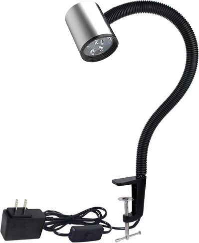 أدى C المشبك ضوء العمل IP65 المياه برهان مرنة معقوفة مصباح 900 لومن 120 فولت لآلة مخرطة طحن الحفر الصحافة الإضاءة الصناعية in Kuwait