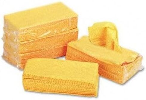 منشفة منفضة مطاطية متوسطة التحمل من تكناكوبي، عبوة من 40 قطعة ملابس للأثاث والطابعات والإلكترونيات، لا حاجة إلى رش - 17 بوصة × 12 بوصة منشفة مشربة بالزيت المعدني - PKG/40 - فقط قم بالتمدد وإزالة الغبار in Kuwait