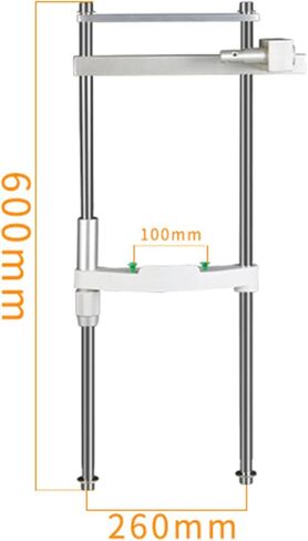 Optical Lifting Chin Bracket Chin Rest Forehead Support Optical Instrument Chin Rest, at Type Vision Training Forehead Support Bracket, with Height Adjustment Knob, 95mm Lifti in Kuwait