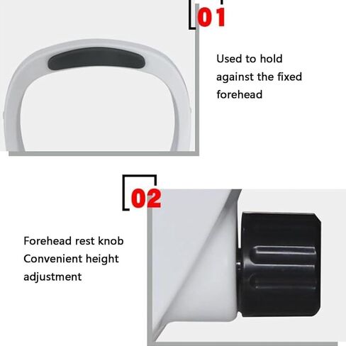 Chin Rest Forehead Support Optometry Accessories, Optical Instrument, Provides Comfortable and Stable Positioning for Auto Refractometeroptometry, Vision Test and Ophthalmic in Saudi Arabia
