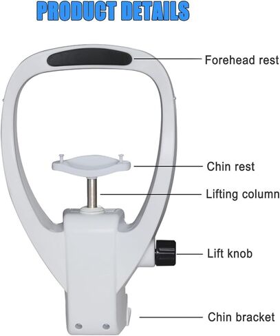 Chin Rest Forehead Support Optometry Accessories, Optometry Equipment Accessories Support Lifting Forehead, Lifting Chin Bracket with Adjustment Knob in Saudi Arabia