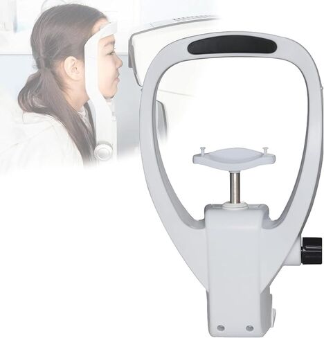 Forehead Support Optometry Accessories, Optometry Lifting Chin Bracket, with Adjustment Knob, Pallet Curve Design, Easy to Use, for Auto Refractometer, Vision Training, Optica in Saudi Arabia