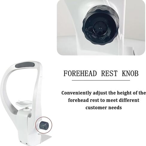 Forehead Support Optometry Accessories, Optometry Lifting Chin Bracket, with Adjustment Knob, Pallet Curve Design, Easy to Use, for Auto Refractometer, Vision Training, Optica in Saudi Arabia