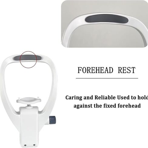 Forehead Support Optometry Accessories, Optometry Lifting Chin Bracket, with Adjustment Knob, Pallet Curve Design, Easy to Use, for Auto Refractometer, Vision Training, Optica in Saudi Arabia