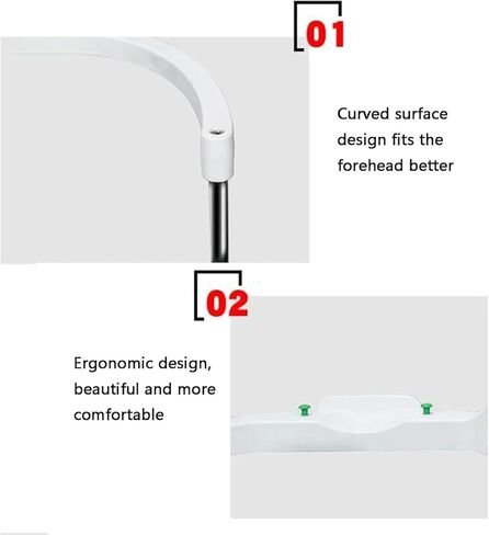 HT Type Vision Training Forehead Bracket, Forehead Support Optometry Accessories, Curved Surface Design, Height Adjustable, for Auto Refractometer, Vision Training, Optical in in Saudi Arabia