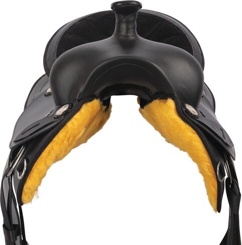 Schneiders Lightweight Round Skirt Synthetic Western Trail Saddle | Waterproof Horse Saddle for Trail Riding &Training in Saudi Arabia