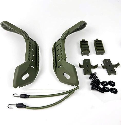 Airsoft Paintball Military Side Rail Set Guide Accessories for ARC MICH Helmet OD in Kuwait