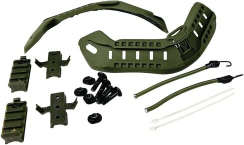 Airsoft Paintball Military Side Rail Set Guide Accessories for ARC MICH Helmet OD in Kuwait