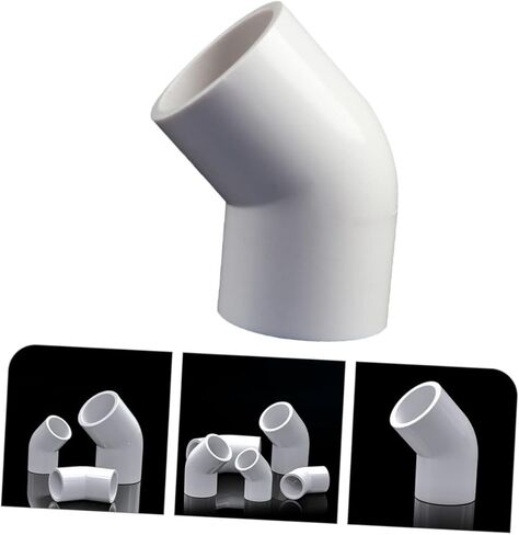 10 قطعة طريقة تركيب الكوع PVC DIY هيكل رف الحديقة تصميم سطح أملس لهياكل الدعم القوية in Kuwait