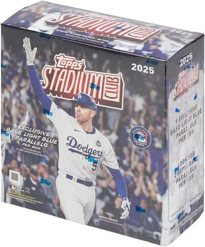 2025 Topps Stadium Club Baseball Mega Trading Card Box (2 Sepia Parallels Per Box) in Saudi Arabia
