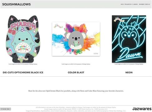 2025 Panini Squishmallows Hobby Mega Box in Saudi Arabia