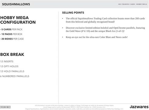 2025 Panini Squishmallows Hobby Mega Box in Saudi Arabia