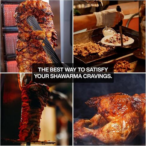 Chicken Shawarma Machine Vertical Rotisserie - Commercial Countertop Rotisserie with Adjustable Burners, 300°C, 360° for Home Kitchen & Restaurant Use in Saudi Arabia