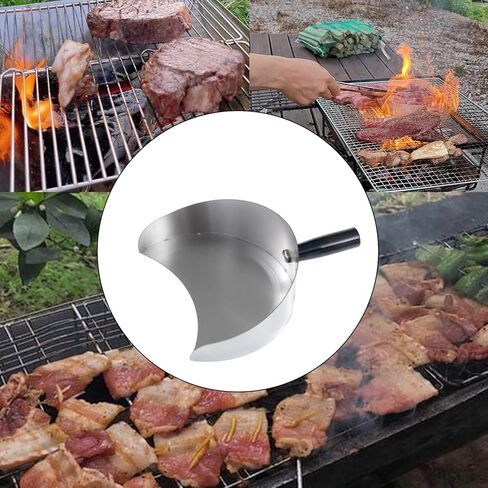 Handheld Meat Catcher Pan Doner Gyro Shovel Rotisserie Shovel Easy to Rotisserie Catches Pan Catcher in Saudi Arabia
