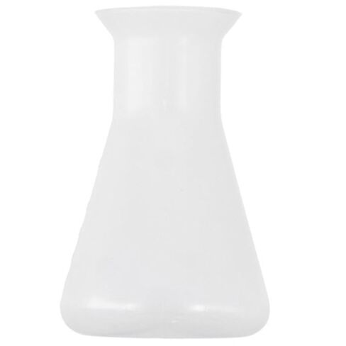 2Pcs 50/100ml Plastic Erlenmeyer Flask, Education Learning Tool, Clear Erlenmeyer Flask, Polypropylene Conical Bottles for Laboratory Chemical in Saudi Arabia