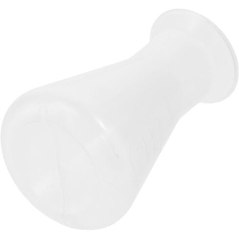 2Pcs 50/100ml Plastic Erlenmeyer Flask, Education Learning Tool, Clear Erlenmeyer Flask, Polypropylene Conical Bottles for Laboratory Chemical in Saudi Arabia